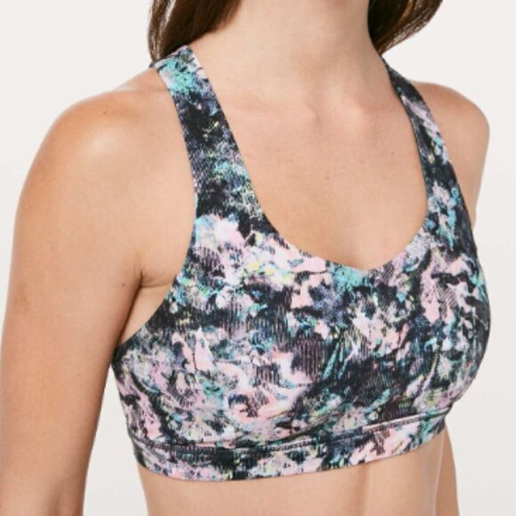 Lululemon Free To Be Serene Bra in Dappled Daze Multi sz 4 - Picture 2 of 4